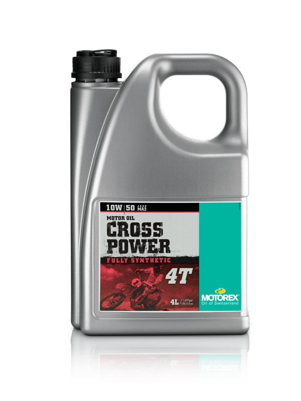 CROSS POWER MOTOR OIL 10W50 4T 4L (4/CASE SOLD EA)