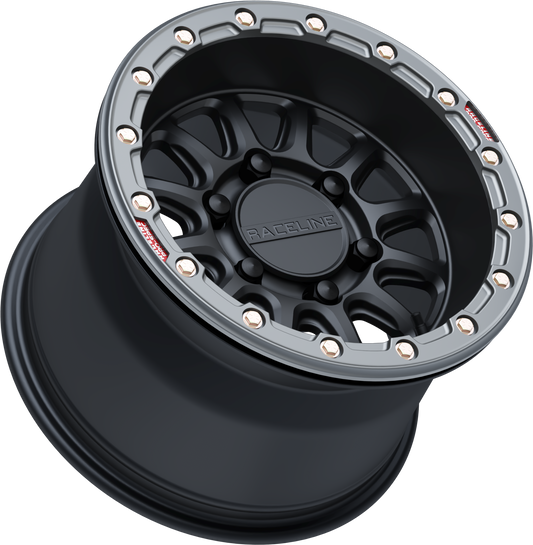 ALPHA WHEEL 6/5.5 BLK/GUNMETAL 15X10 (+25MM)