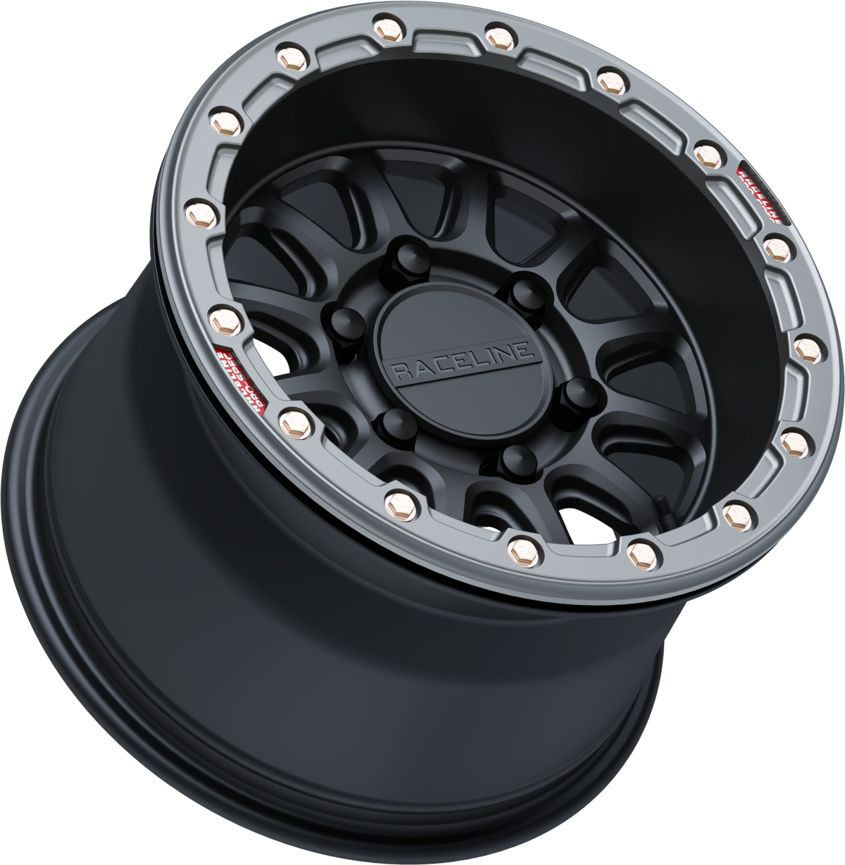 ALPHA WHEEL 6/5.5 BLK/GUNMETAL 15X10 (+25MM)