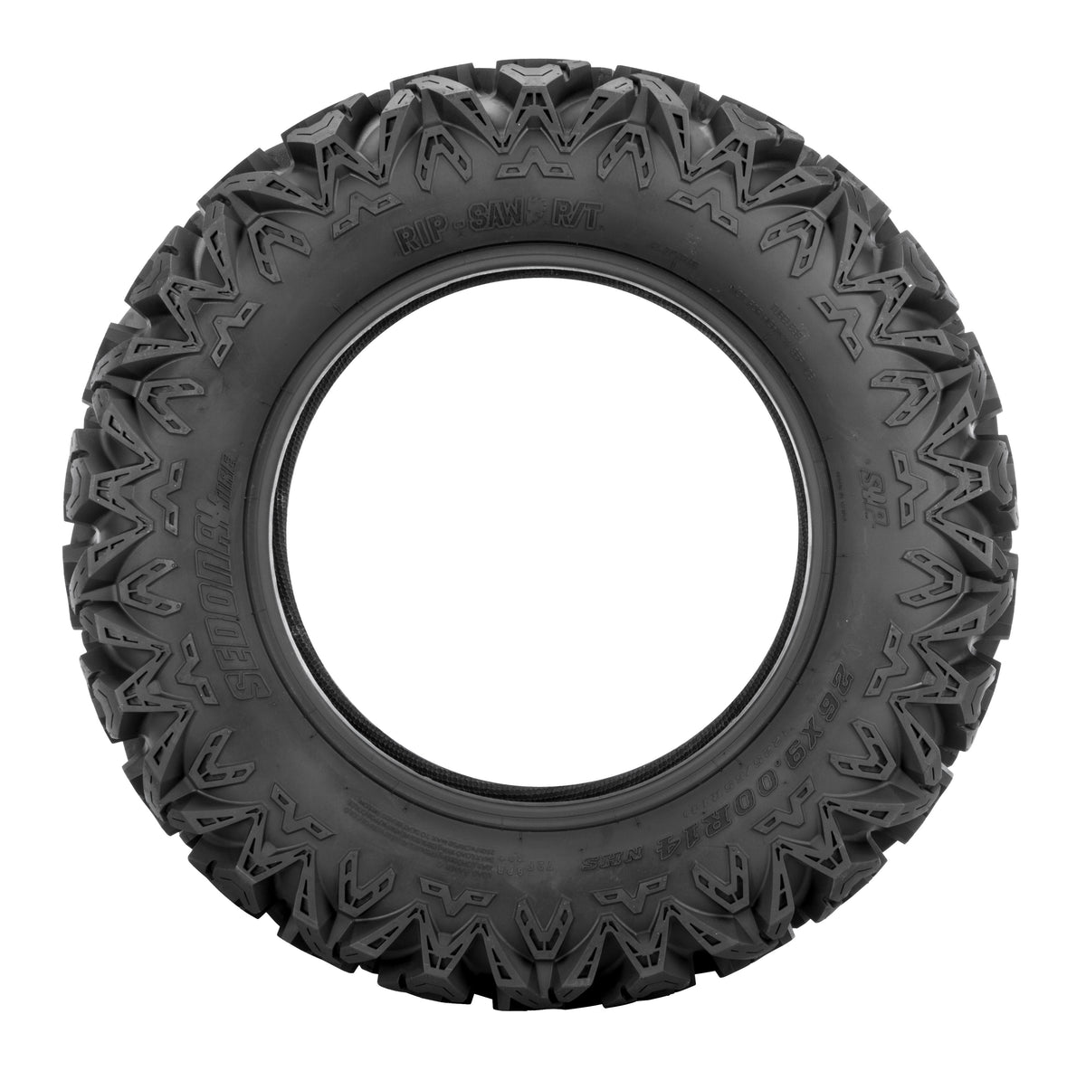TIRE RIP SAW R/T 27X9R14 RADIAL 6PR LR420LBS