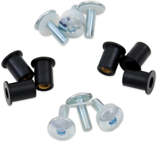 WINDSCREEN FASTENERS 6/PK