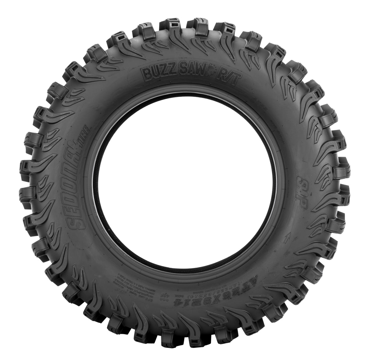 TIRE BUZZ SAW R/T 25X8R12 RADIAL 6PR LR340LBS