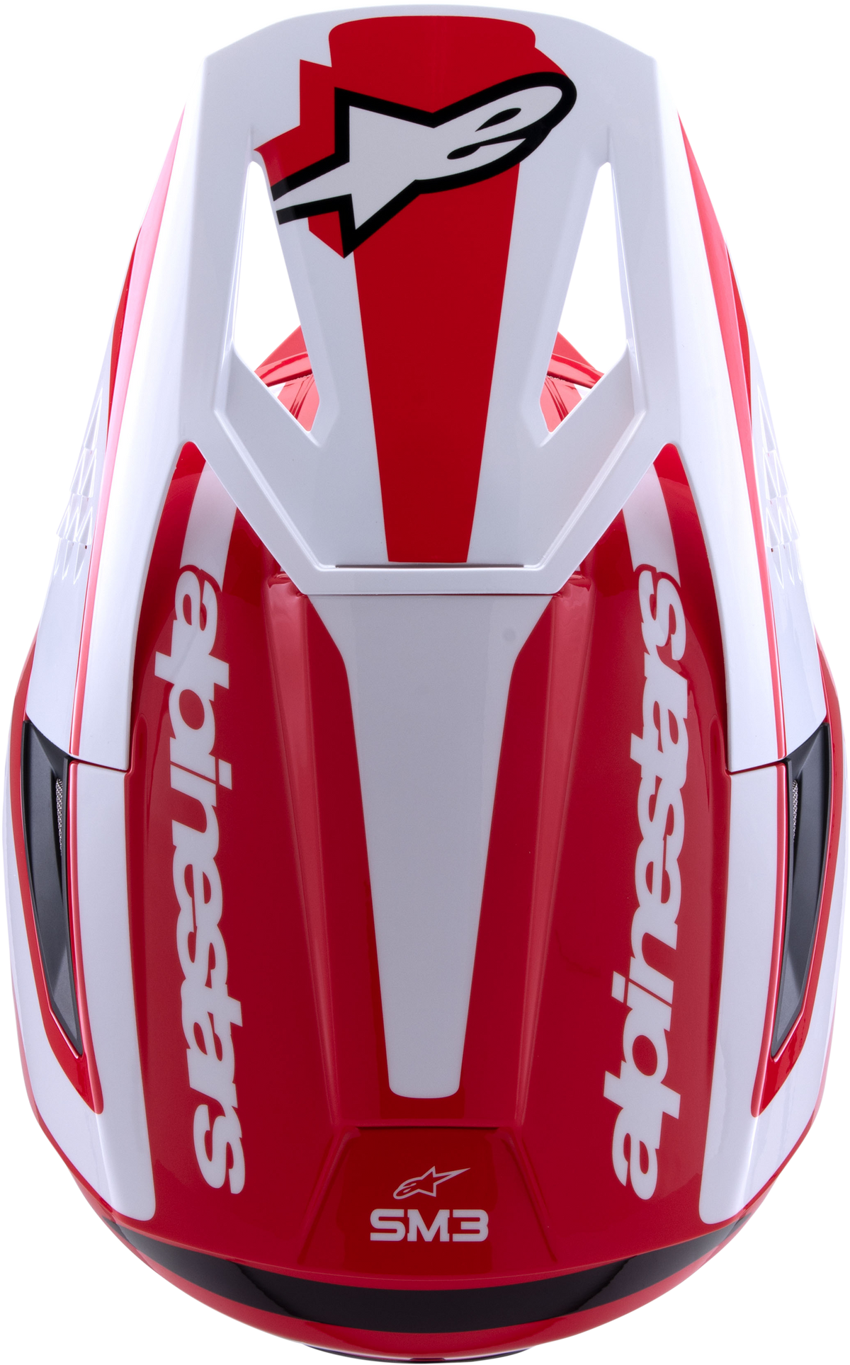 SM3 HEAT HELMET RED/WHITE/BLACK GLOSSY MD