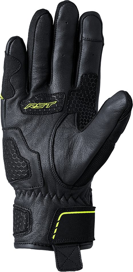 S1 MESH CE GLOVE BLACK/FLO YELLOW SM