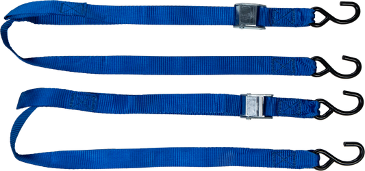 1.5" X 6' TIE-DOWN BLUE 2/PK