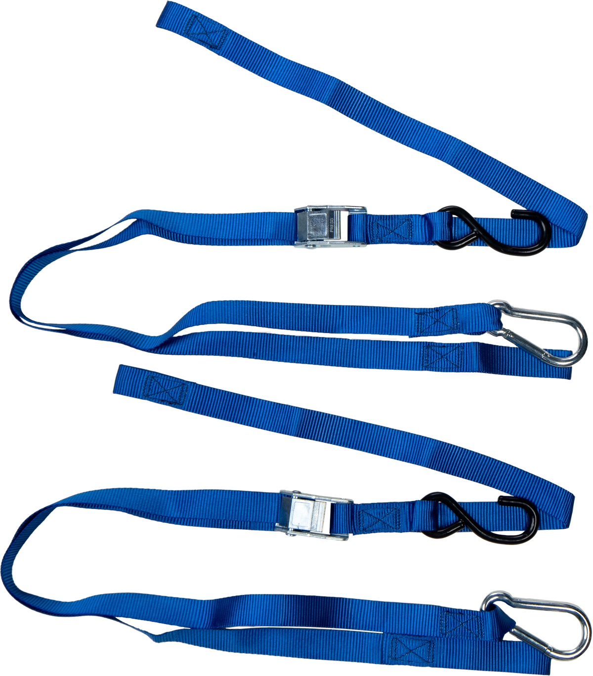 1" X 6' TIE-DOWN SOFT-TIE BLUE 2/PK