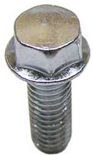 8MM HEX HEAD FLANGE BOLTS 6X1.0X12MM 10/PK