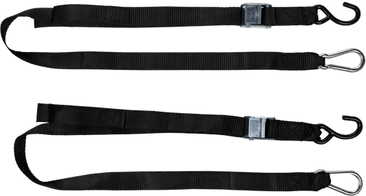 1.5" X 6' TIE-DOWN SOFT-TIE BLACK 2/PK