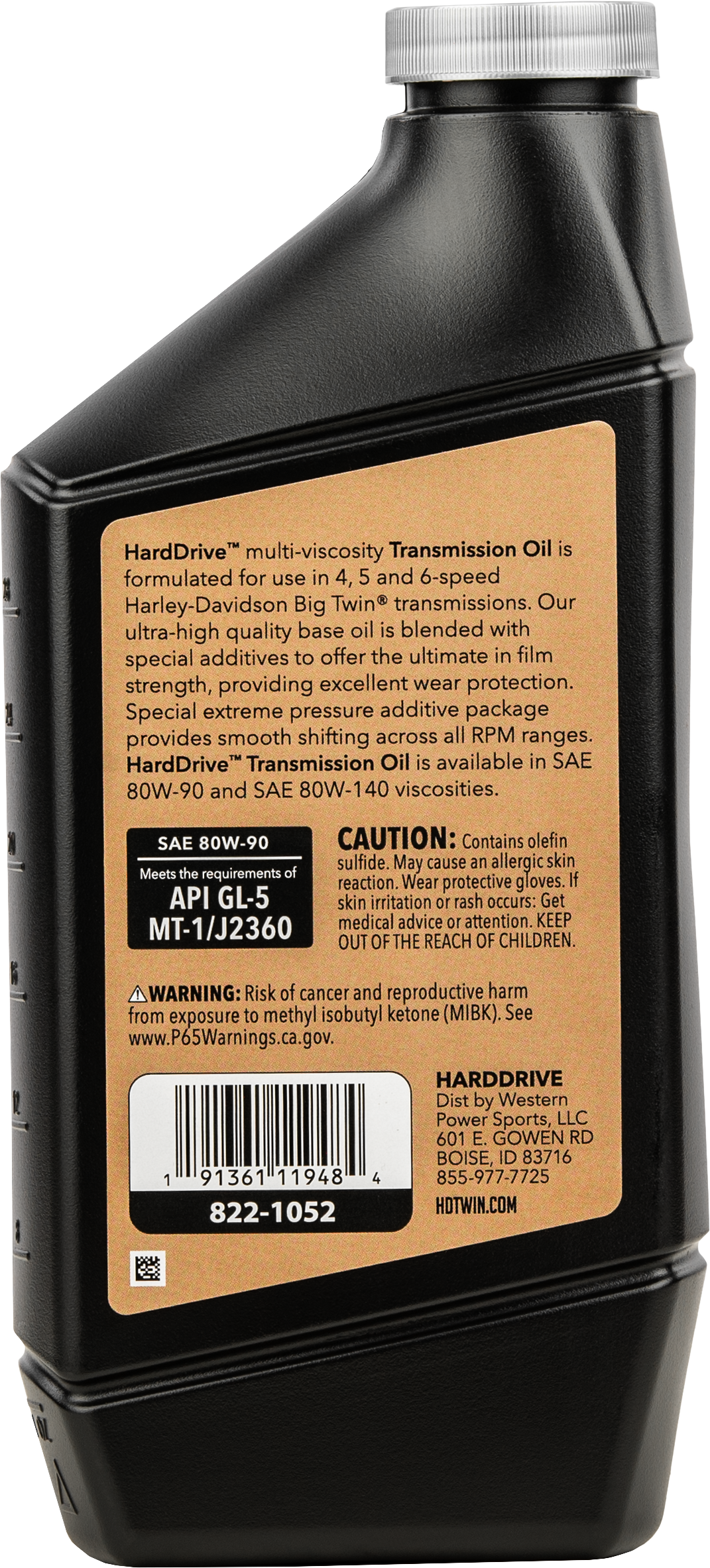 TRANSMISSION OIL 80W90 1 QT (12/CASE  SOLD EA)