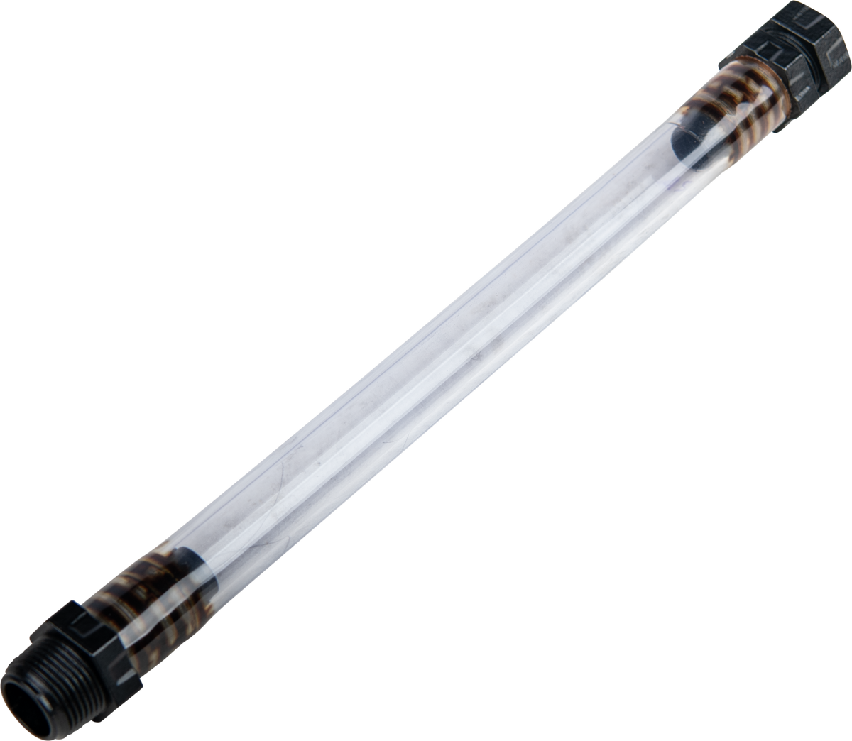 FILLER HOSE W/SCREW CAP CLEAR 12"