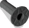 ProTaper 1/2 Waffle Grips - Med Dark Gray