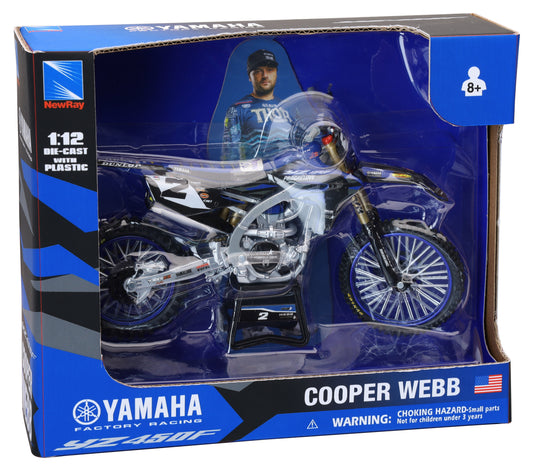 1:12 SCALE YAMAHA FACTORY RACING COOPER WEBB