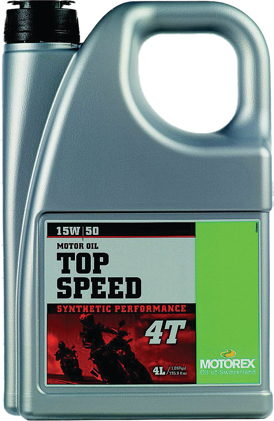 TOP SPEED MOTOR OIL 15W50  4T 4L (4/CASE  SOLD EA)