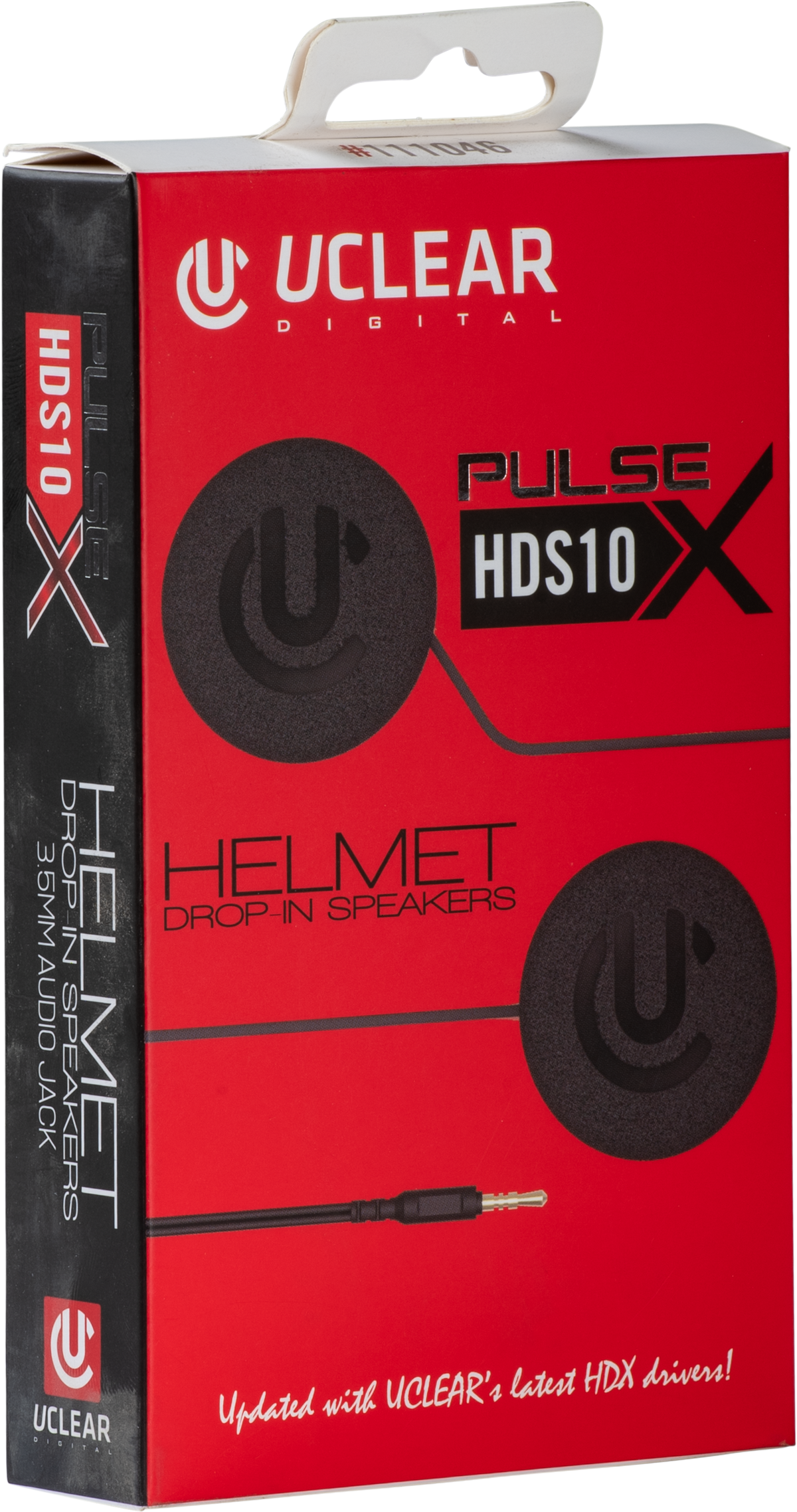 HDS10X HELMET SPEAKERS 40MM DIAMETER  3.5MM JACK
