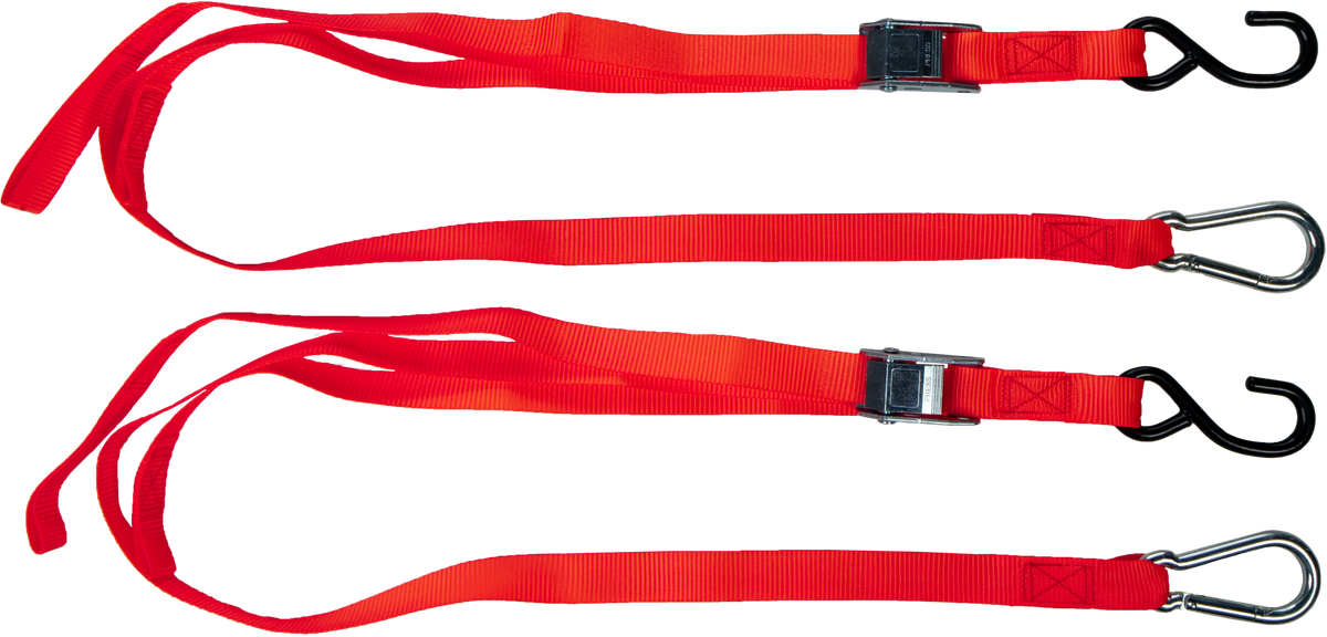 1" X 6' TIE-DOWN SOFT-TIE RED 2/PK