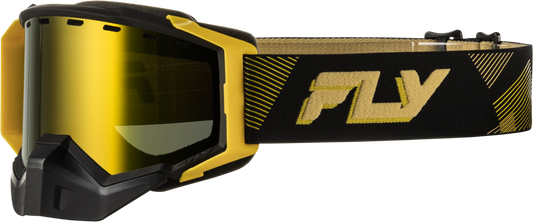 ZONE ELITE SN GOGGLE BLK/GOLD W/GOLD MIR/PLRZD YELLOW LENS