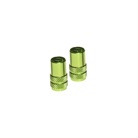 VALVE CAPS 2PCS GREEN