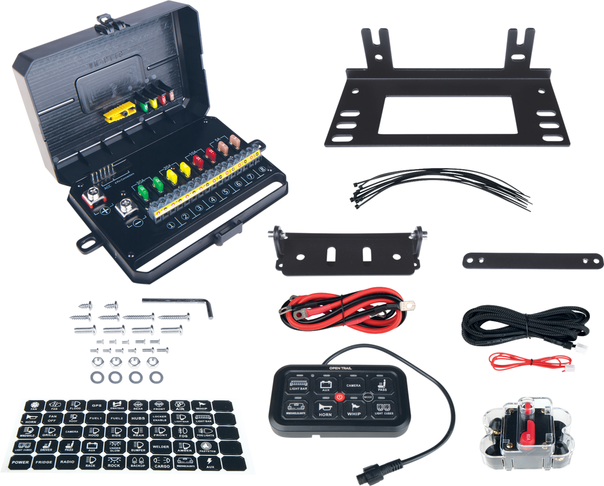 MULTIFUNCTION RGB SWITCH PANEL 8 GANG