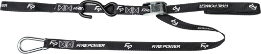 1" TIE-DOWN SOFT-TIE BLACK 2/PK