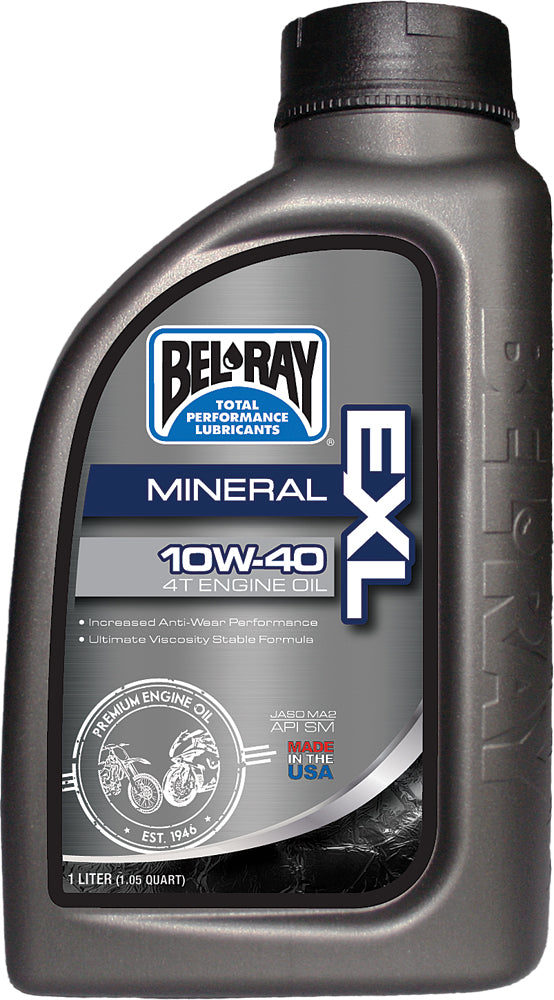 EXL MINERAL OIL 10W40 4T 1L (12/CASE  SOLD EA)