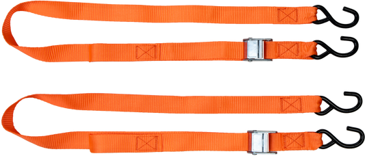 1.5" X 6' TIE-DOWN ORANGE 2/PK