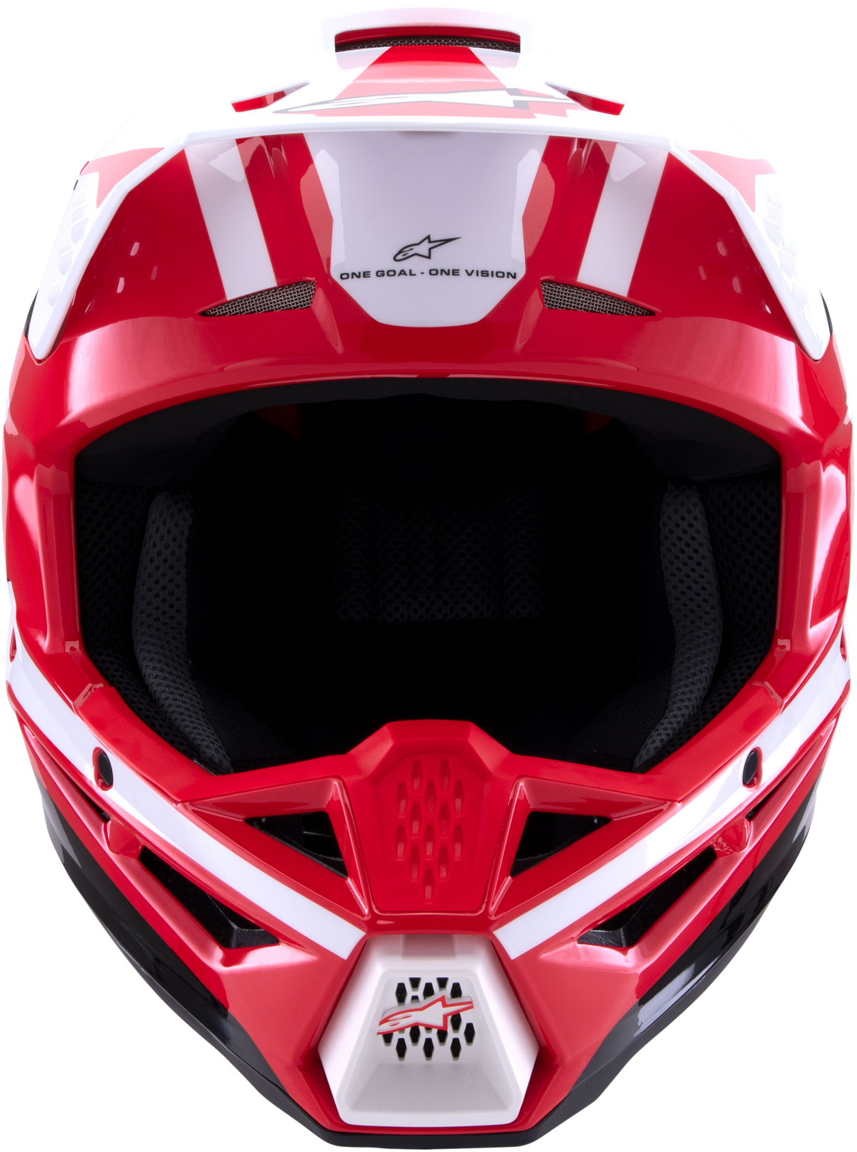 SM3 HEAT HELMET RED/WHITE/BLACK GLOSSY MD