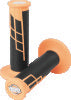 ProTaper Clamp-On 1/2 Waffle Grip - Neon Orange/Black