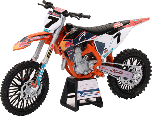 1:12 SCALE REDBULL KTM 450SX-F AARON PLESSINGER #7