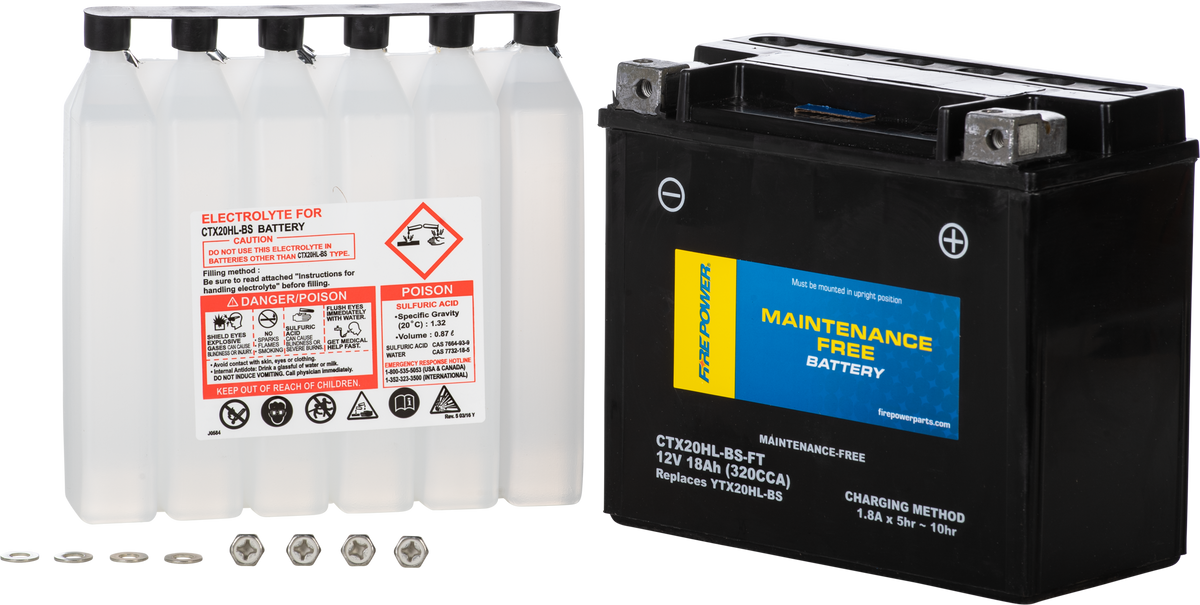 BATTERY CTX20HL-BS-FT MAINTENANCE FREE