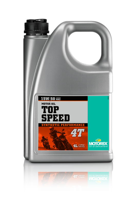 TOP SPEED MOTOR OIL 15W50  4T 4L (4/CASE  SOLD EA)