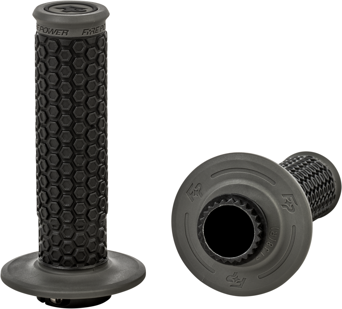 PILOT MX LOCK-ON GRIPS BLACK/GRAY