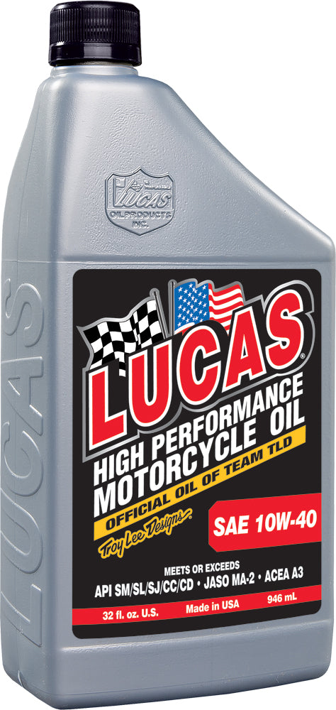 HIGH PERFORMANCE OIL 10W40 4T 1 QT (6/CASE  SOLD EA)