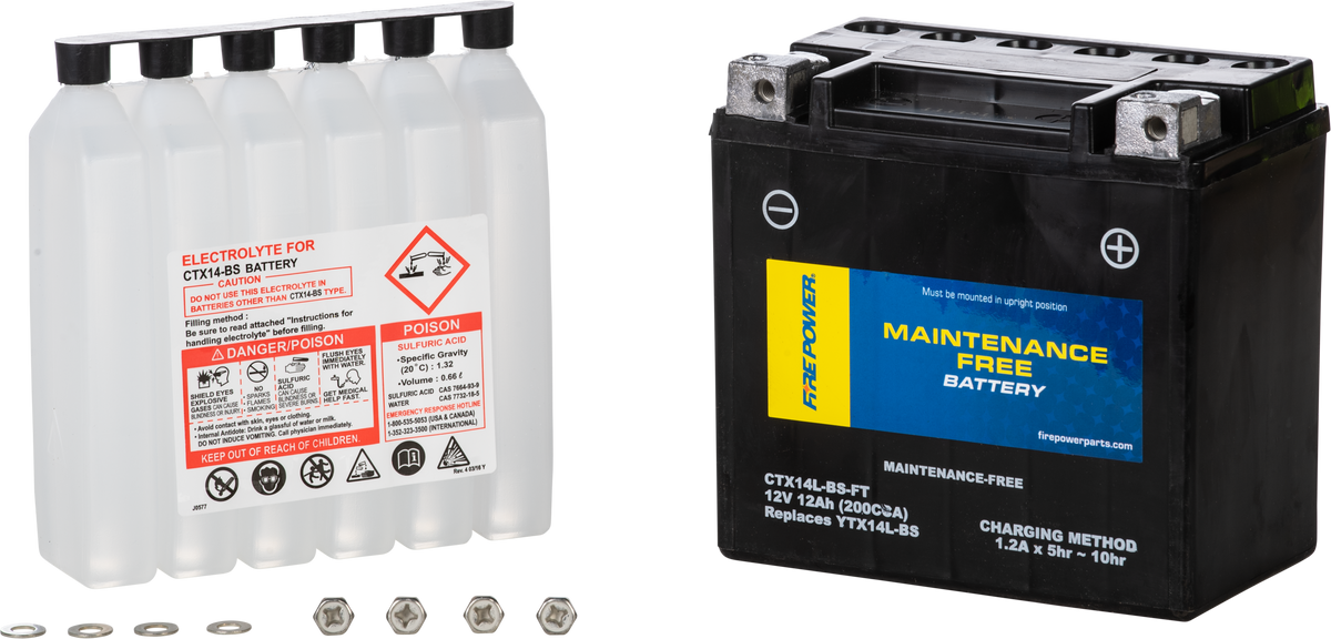 BATTERY CTX14L-BS-FT MAINTENANCE FREE