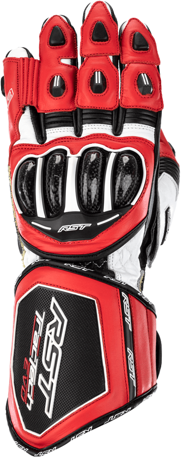 TRACTECH EVO 4 CE GLOVE RED/WHITE/BLACK LG