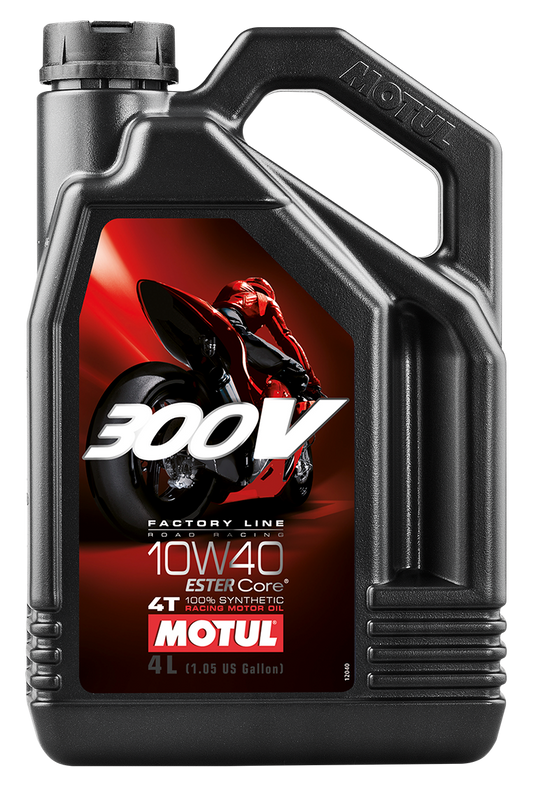 300V COMPETITION SYNTHETIC OIL 4T 10W40 4L 4/CASE