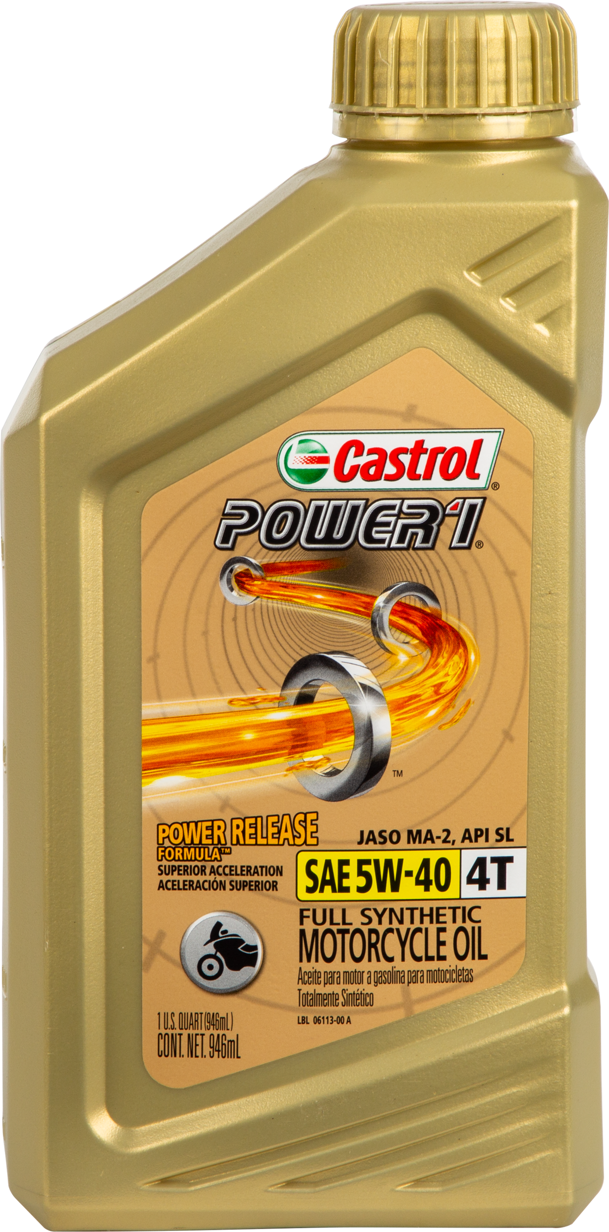 POWER 1 SYNTHETIC OIL 4T 5W40 1QT