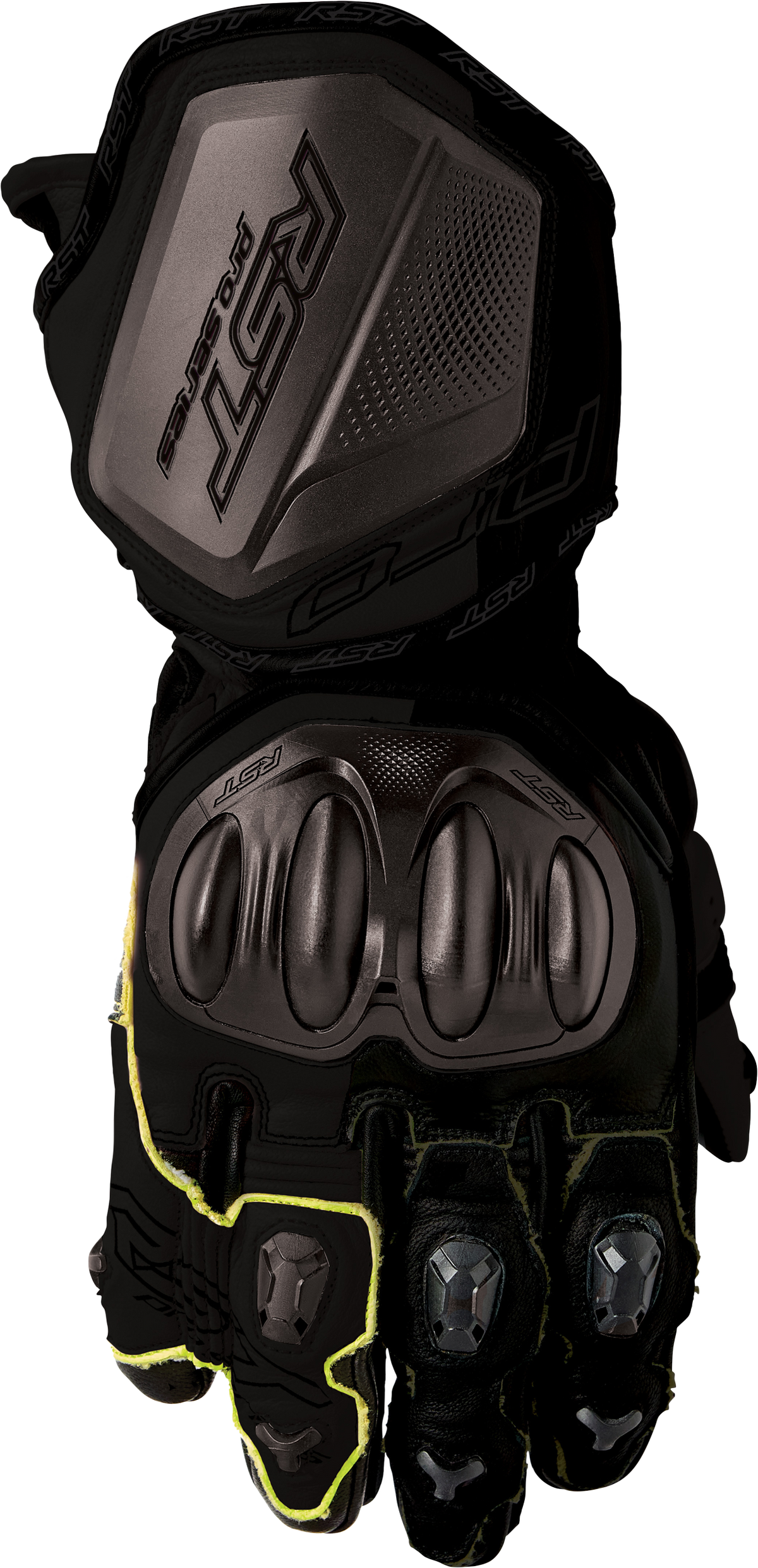 PRO SERIES GP D3O GLOVES BLACK LEATHER 2X