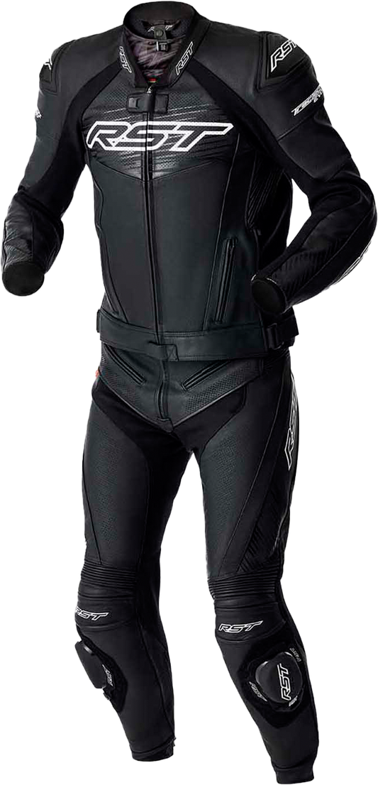 TRACTECH EVO D3O JACKET BLK/WHI LEATHER LG