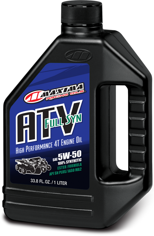 ATV 4T FULL SYN ENGINE OIL 5W50 1LTR 12/CASE